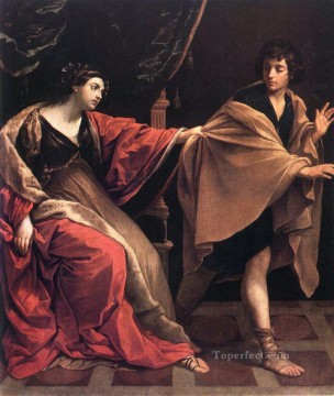 José y Potifar, esposa del barroco Guido Reni Pinturas al óleo